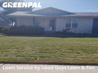 Lawn Maintenancein White Settlement,76108,Lawn Mow by Good Guys Lawn & Fen, work completed in Nov , 2025