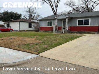 Lawn Mowingin Irving,75060,Lawn Mowing by Top Lawn Carr, work completed in Feb , 2026