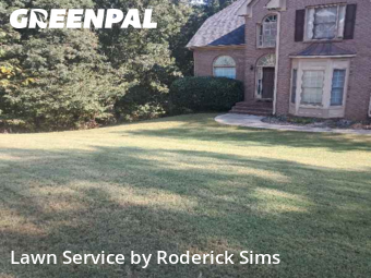 Front Yard Mowing in Loganville, 30052, Weed Trimming by Roderick Sims, work completed in Nov , 2025