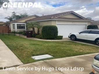 Lawn mowing work completed in Menifee, CA