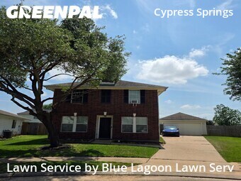 Lawn Carein Cypress,77433,Grass Cut by Blue Lagoon Lawn Serv, work completed in Jun , 2026
