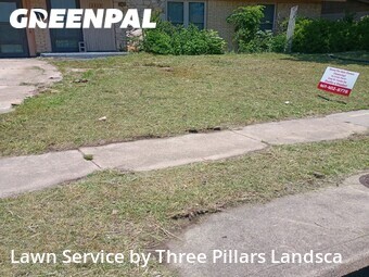 Lawn Carein Garland,75042,Grass Cut by Three Pillars Landsca, work completed in Jun , 2026