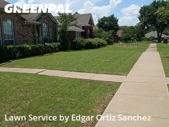 Grass Cuttingin Garland,75040,Lawn Mow by Edgar Ortiz Sanchez, work completed in Jun , 2026