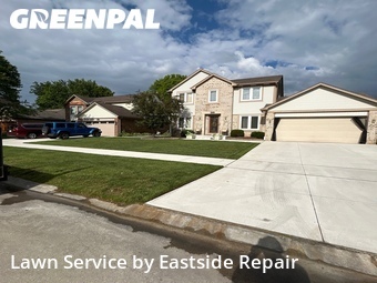 Lawn mowed in Clinton Township, 48038