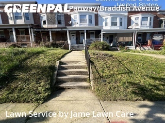 Lawn mowed in Baltimore, 21216