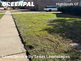 Lawn mowed in Plano, 75025