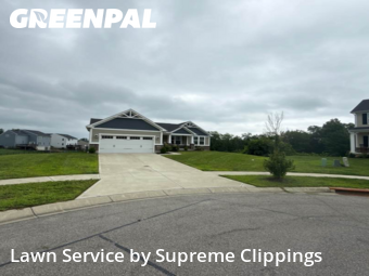 Landscaping Maintenance in Harrison, 45030, Front Yard Mowing by Supreme Clippings , work completed in Nov , 2025