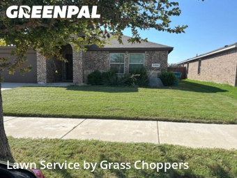 Lawn Care Servicein Denton,76209,Lawn Cutting by Grass Choppers , work completed in Oct , 2025