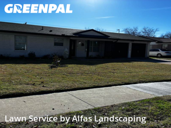 Lawn mowed in Farmers Branch, 75234