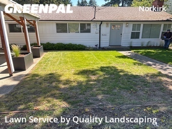 Lawn mowed in Kirkland, 98033