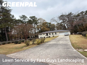 Lawn Servicein Marietta,30066,Yard Cutting by Fast Guys Landscaping, work completed in Dec , 2025