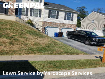 Backyard Mowing in Reading, 19606, Lawn Cutting by Yardscape Services, work completed in Nov , 2025