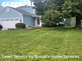 Yard Mowingin Naperville,60564,Lawn Care by Braun's Home Services, work completed in Jun , 2026