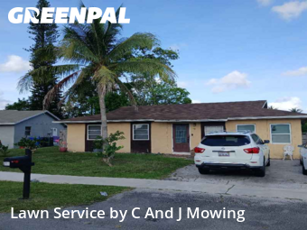 Lawn mowed in North Lauderdale, 33068