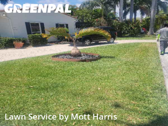 Front Yard Mowing in Hallandale Beach, 33009, Yard Mowing by Mott Harris, work completed in Nov , 2025