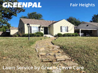 Front Yard Mowing in Tulsa, 74112, Grass Services by Greens Lawn Care, work completed in Nov , 2025