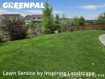 Grass Cutin Castle Pines,80108,Lawn Cutting by Inspiring Landscape, work completed in Jun , 2026