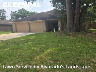 Lawn Cuttingin Humble,77396,Yard Mowing by Alvarado's Landscape, work completed in Jun , 2026
