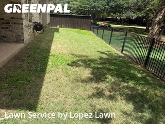 Lawn Mowin Grapevine,76051,Grass Cut by Lopez Lawn, work completed in Jul , 2026