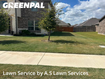 Lawn Servicein Cibolo,78108,Lawn Mow by A.S Lawn Services, work completed in Nov , 2025