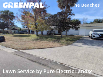 Grass Cuttingin Jacksonville Beach,32250,Lawn Mowing by Pure Electric Landsc, work completed in Feb , 2026
