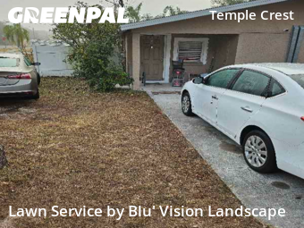 Lawn Cutin Tampa,33604,Lawn Cut by Blu' Vision Landscape, work completed in Feb , 2026