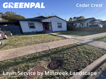 Lawn Mowin Dallas,75216,Lawn Cut by Millcreek Landscape, work completed in Nov , 2025