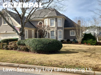Front Yard Mowing in Duluth, 30097, Yard Cutting by Lrey Landscaping Llc, work completed in Dec , 2025
