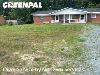 Yard Cuttingin Matthews,28104,Grass Cut by Nif Lawn Services, work completed in Jun , 2026