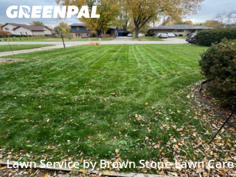 Lawn Care in Merrillville, 46410, Lawn Cutting by Brown Stone Lawn Care, work completed in  8 Nov, 2025 