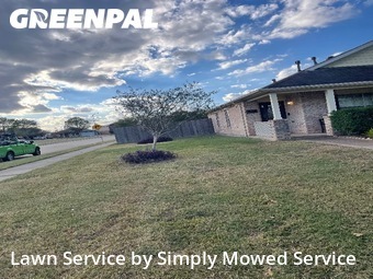 Yard Cuttingin Pearland,77581,Grass Cutting by Simply Mowed Service, work completed in Jan , 2026