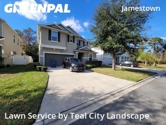 Front Yard Mowing in Jacksonville, 32226, Weekly Mowing by Teal City Landscape , work completed in Dec , 2025