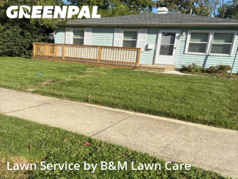 Front Yard Mowing in Hammond, 46323, Weekly Mowing by B&M Lawn Care, work completed in Dec , 2025