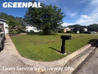Lawn Servicein North Richland Hills,76182,Lawn Cut by Driveway Dfw, work completed in Jul , 2026