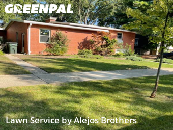 Lawn Cuttingin Evanston,60203,Grass Cut by Alejos Brothers, work completed in Nov , 2025