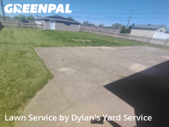 Lawn Carein Elmhurst,60126,Lawn Cutting by Dylan's Yard Service , work completed in Nov , 2025