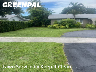 Lawn Mowin Palmetto Bay,33157,Lawn Maintenance by Keep It Clean, work completed in Nov , 2025