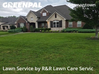 Completed mowing work