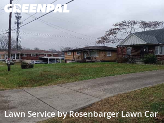 Lawn Servicein Louisville,40216,Lawn Cut by Rosenbarger Lawn Car, work completed in Jan , 2026
