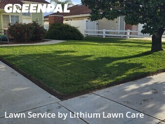 Lawn mowing work completed in Beaumont, CA
