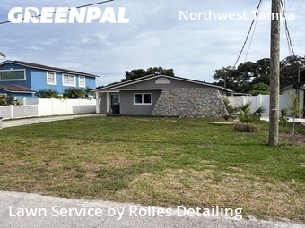 Lawn Mowing Servicein Tampa,33607,Grass Cut by Rolles Detailing, work completed in Jun , 2026