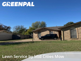 Lawn Cutin Hurst,76053,Lawn Mow by Mid Cities Mow, work completed in Jan , 2026