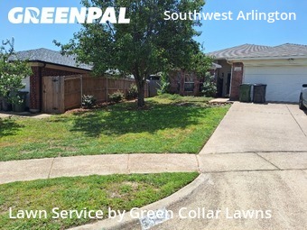 Lawn Servicein Arlington,76017,Grass Cutting by Green Collar Lawns, work completed in Jul , 2026