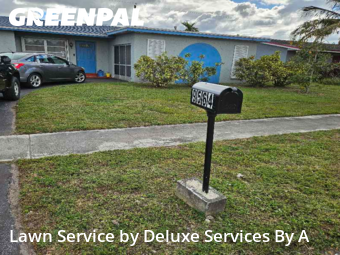 Lawn Mowingin Sunrise,33322,Lawn Cut by Deluxe Services By A, work completed in Feb , 2026