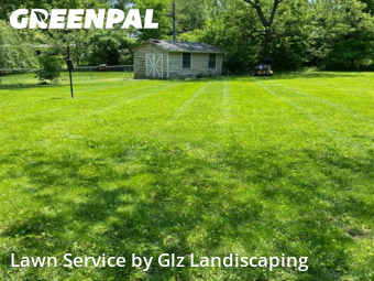 Lawn Mowing Servicein Palatine,60074,Grass Cut by Glz Landiscaping, work completed in Oct , 2025