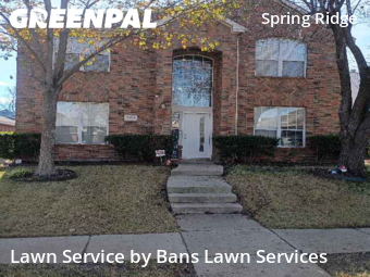 Lawn Mowingin Plano,75025,Lawn Mowing Service by Bans Lawn Services , work completed in Feb , 2026