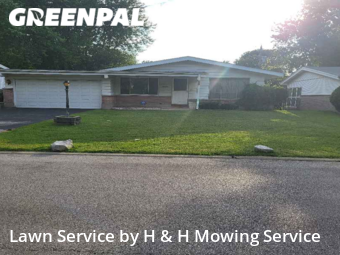 Lawn Cutin St Louis,63136,Lawn Service by H & H Mowing Service, work completed in Nov , 2025