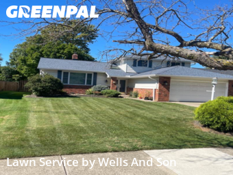 Property Maintenance in Mayfield Heights, 44124, Lawn Cutting by Wells And Son, work completed in Nov , 2025