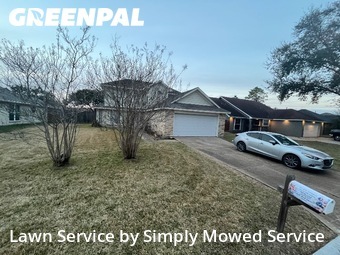 Yard Cuttingin Pearland,77581,Lawn Care by Simply Mowed Service, work completed in Feb , 2026