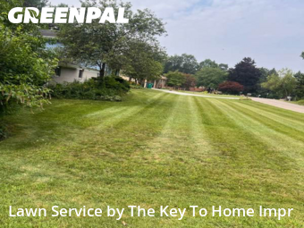Lawn Services in Commerce Charter Township, 48382, Front Yard Mowing by The Key To Home Impr, work completed in Dec , 2025